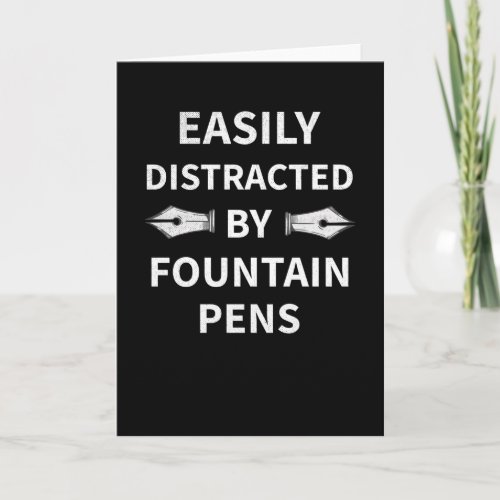 Fountain Pen Collector Gifts  Fountain Pen Lover Card