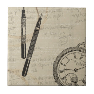 Fountain Pens and Watchface with Notes Tile
