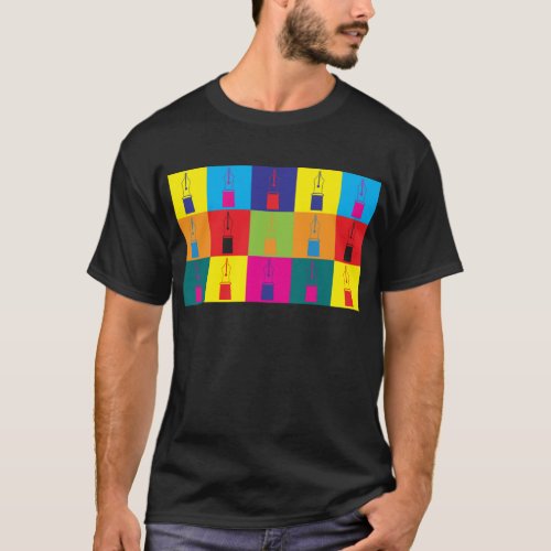 Fountain Pens Pop Art T_Shirt