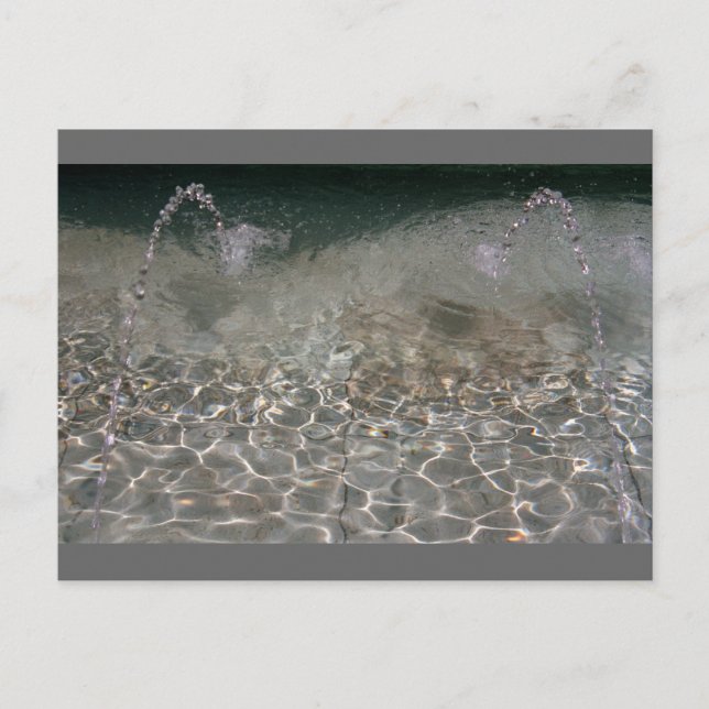 Fountain Spray Postcard (Front)