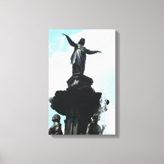 Fountain Square Canvas Print