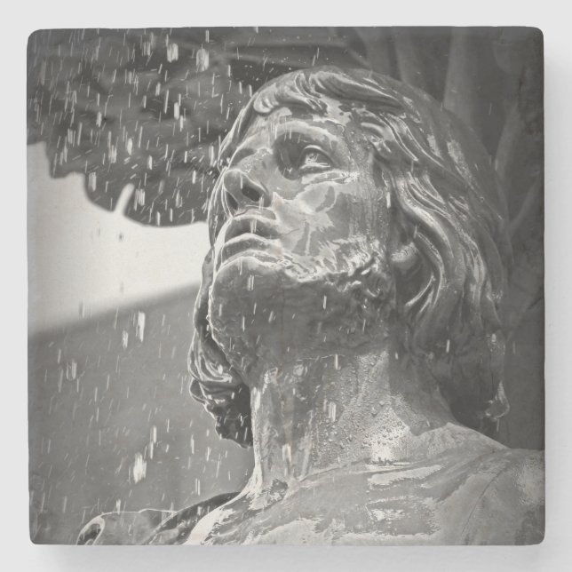 Fountain Square - Cincinnati Stone Coaster (Front)