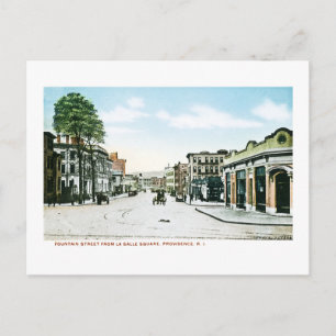 Fountain Street, Providence, Rhode Island Postcard