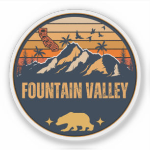 Fountain Valley, California Sticker