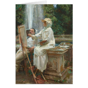 Fountain Villa Torlonia Frascati, Italy by Sargent