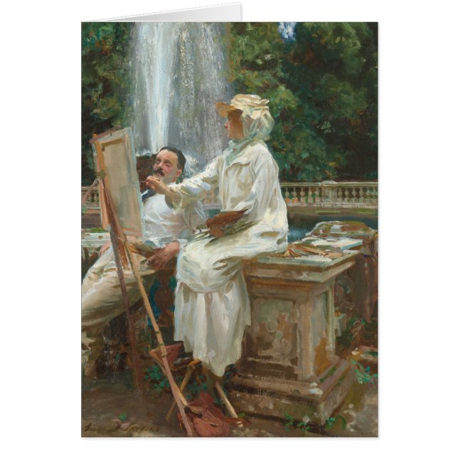 Fountain Villa Torlonia Frascati, Italy by Sargent (Front)