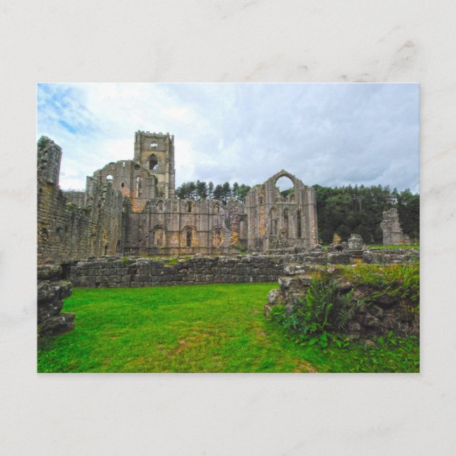 Fountains Abbey 1 Postcard (Front)
