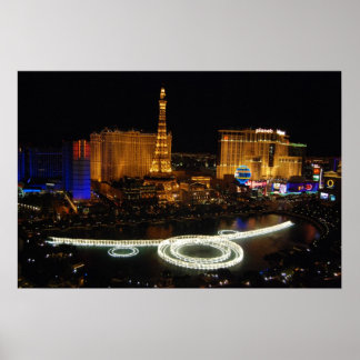 Fountains on the Strip Poster