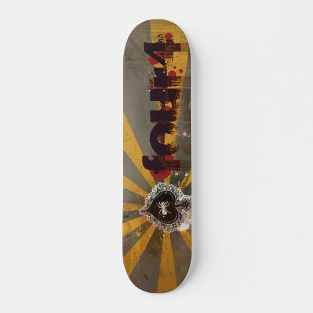 FOUR4 SPLATTER BURST SKATEBOARD DECK (Front)