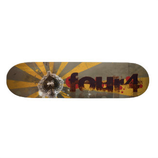 FOUR4 SPLATTER BURST SKATEBOARD DECK