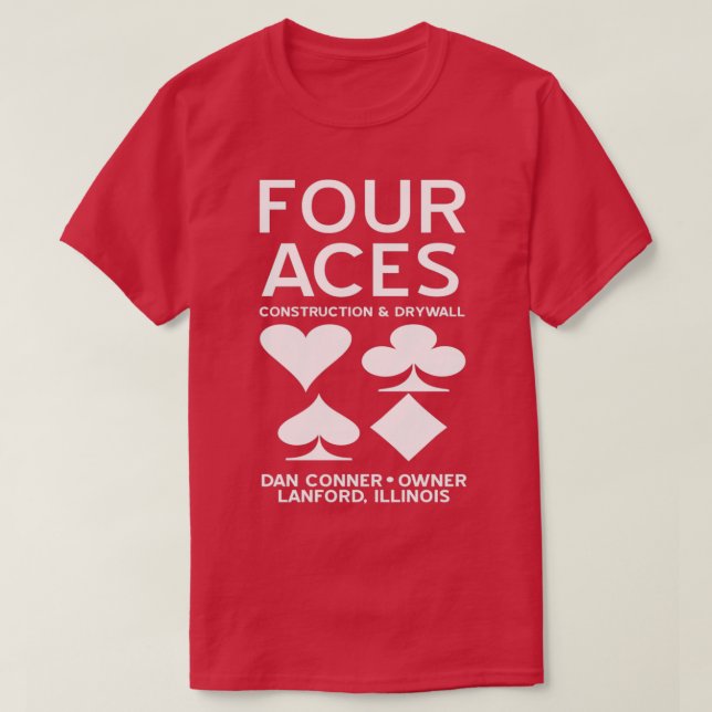 Four Aces Construction Essential  T-Shirt (Design Front)