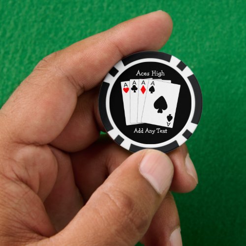 Four Aces Design Poker Chips