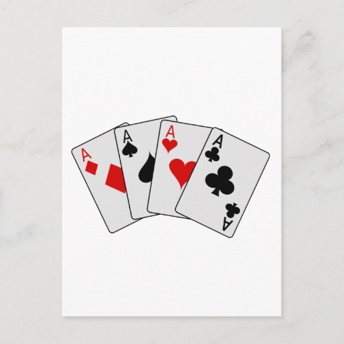 Four Aces Four of a Kind Poker Playing Cards