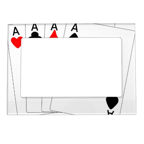 Four Aces Magnetic Photo Frame