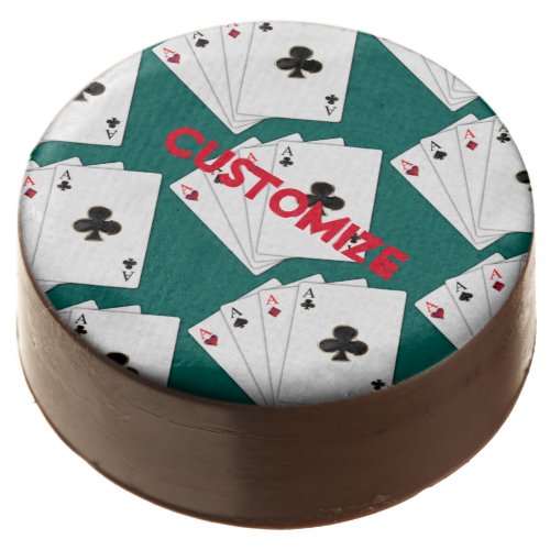 Four Aces Playing Cards Chocolate Covered Oreo