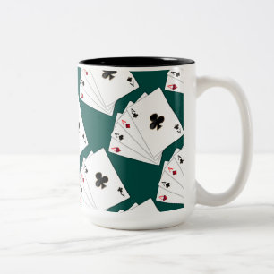 Four Aces Playing Cards Mug