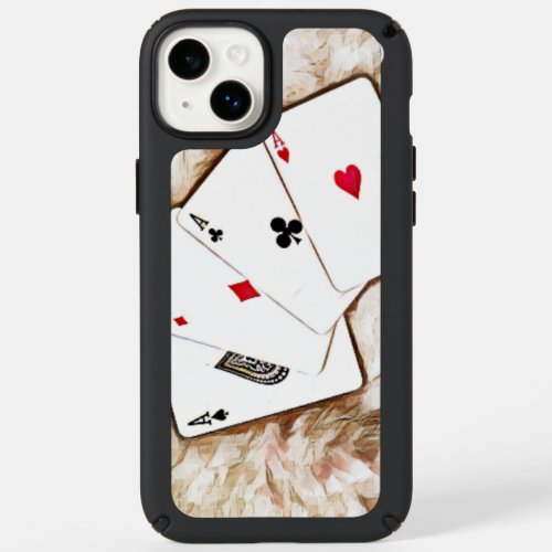 Four aces speck iPhone 14 plus case