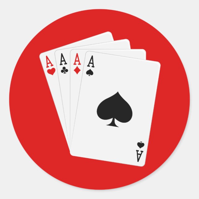 Four Aces Stickers (Front)