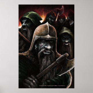 Four Against The Abyss Poster