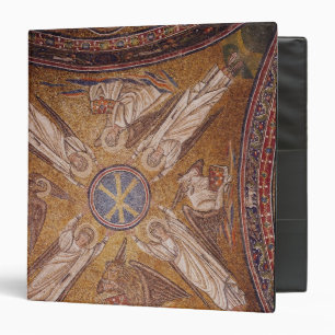 Four angels with the symbols of the 3 ring binder
