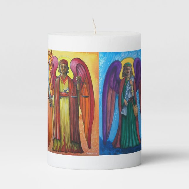 Four Archangels Candle (Front)