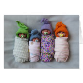 Four Babies: Polymer Clay Sculptures: Binkies (Front Horizontal)