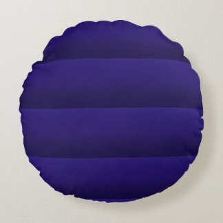 Four band blue round pillow