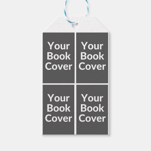 Four Book Endorsement Bookmark with Ribbon Hole Gift Tags