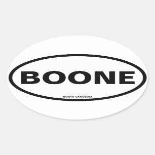 FOUR Boone Oval Sticker