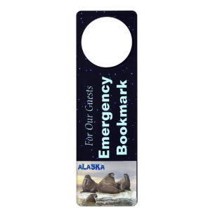 Four Brothers Emergency Bookmark Door Hanger