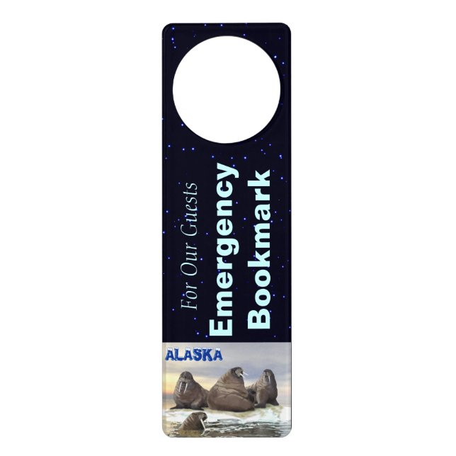 Four Brothers Emergency Bookmark Door Hanger (Front)