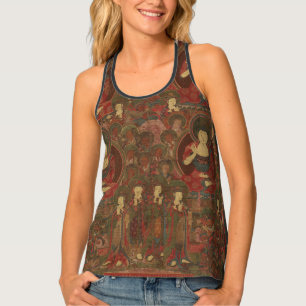 Four Buddhas in Pure Land Buddhism Tank Top