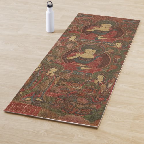 Four Buddhas in Pure Land Buddhism Yoga Mat