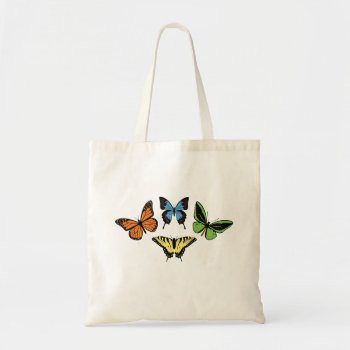 Four Butterflies Tote Bag by LVMENES at Zazzle