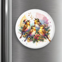 Four Calling Birds | Twelve Days of Christmas