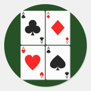 Four Card Sticker