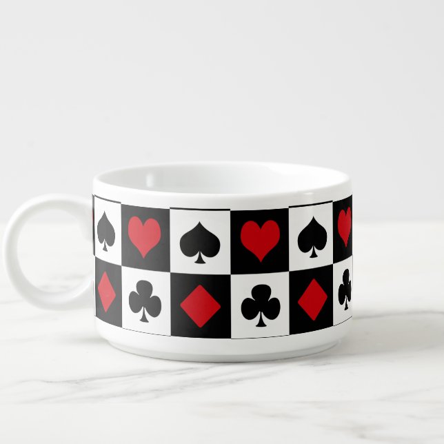 Four card suits bowl (Right)