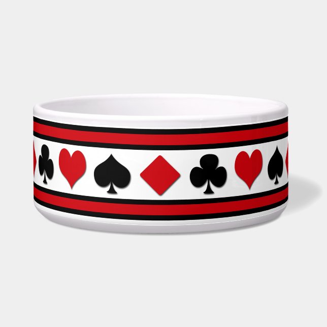 Four card suits bowl (Front)