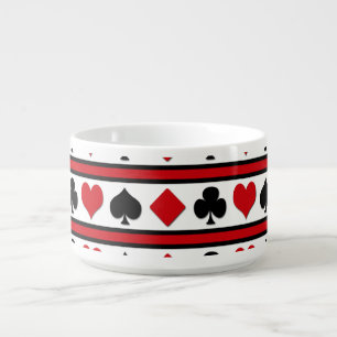 Four card suits bowl