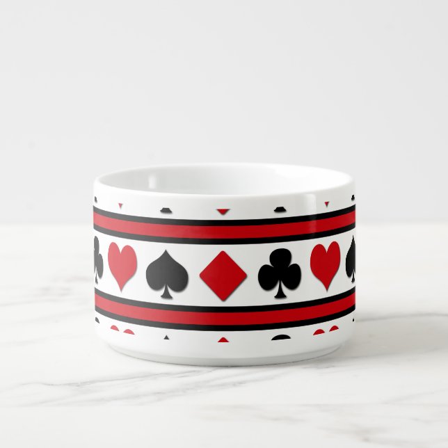 Four card suits bowl (Center)