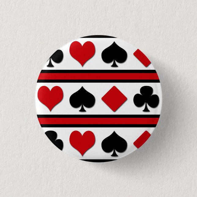 Four card suits button (Front)