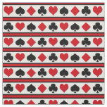 Four card suits fabric
