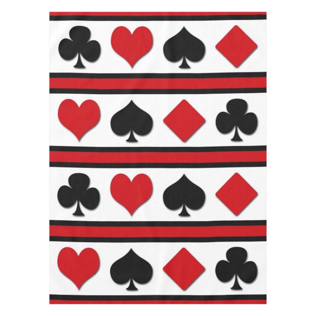 Four card suits tablecloth (Front)