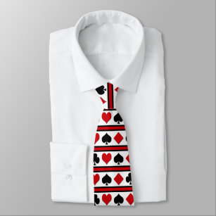 Four card suits tie