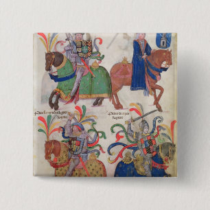 Four cavaliers, from the button