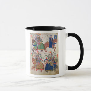 Four cavaliers, from the mug