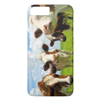 Four chatting cows interrupted in their daily chit iPhone 8 plus/7 plus case