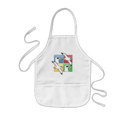 Four Color Albatross Kid's Apron