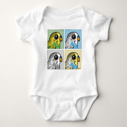 Four Color Budiges Baby Jersey Bodysuit