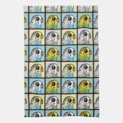 Four Color Budiges Kitchen Towel 16